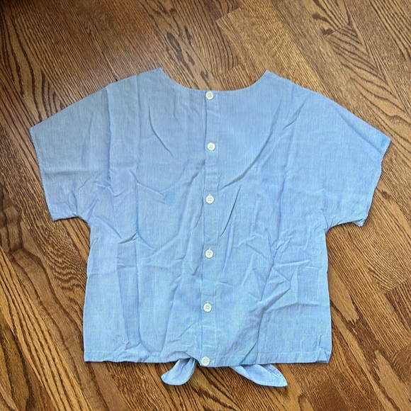 Madewell Button-Back Tie Tee - Picture 7 of 7